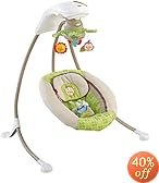 Fisher-Price Deluxe Cradle 'n Swing, Rainforest Friends