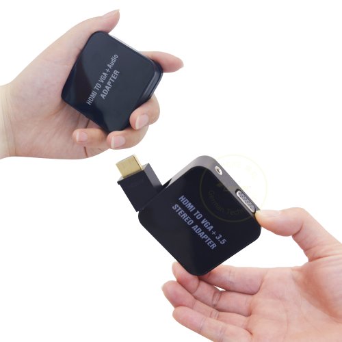 德国Leicke莱克 HDMI转 VGA 高清视频HDMI输