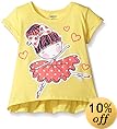 Gerber Graduates Girls Short Sleeve Swing Top with Back Ruffle, Ballerina, 12 Months