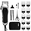 Wahl Chrome Pro Mains Hair Clipper Set & Instructional DVD