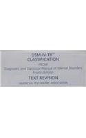 Dsm-IV Tr Classification Sheet