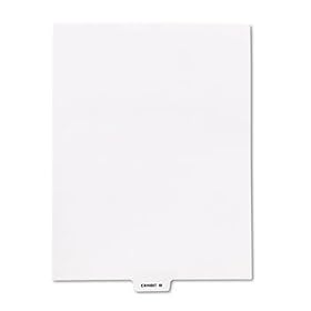 80000 Series Legal Index Dividers, Bottom Tab, Printed Exhibit M, 25/Pack
