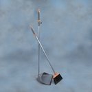 

Long Dust Pan & Broom w/Ergo Handle