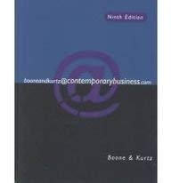 Contemporary Business by Louis E. Boone