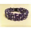 Purple Camo Paracord Survival Bracelet By Bostonred2010