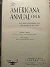 Encyclopedia Americana Annual 1958