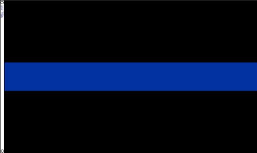 3x5 FT Thin Blue Line Flag Police Cop Flag Sewn Nylon Stripes #1 Quality US Made