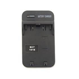 Mini Digital Video/Camera Battery Travel Charger for Panasonic 101E/BC7 (Black) + Worldwide free shiping