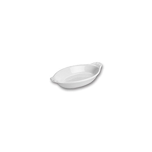 

Hall China 526 1/2-WH White 6 Oz. Oval Rarebit Dish - 24 / CS