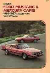 Ford Mustang and Mercury Capri, 1979-1987 Includes Turbo Shop Manual