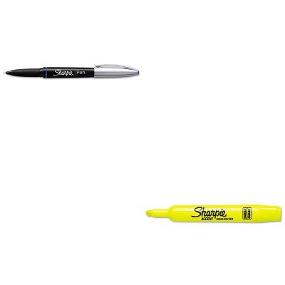 

KITSAN1758056SAN25025 - Value Kit - Sharpie Grip Porous Point Stick Permanent Water Resistant Pen (SAN1758056) and Sharpie Accent Tank Style Highlighter (SAN25025)
