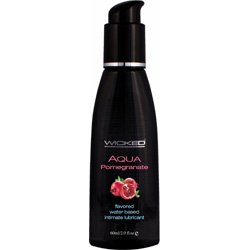 Wicked Sensual Care Water Based Lube, Pomegranate, 2 Ounce