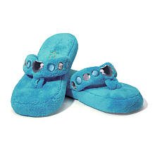 

Three Cheers 4 Girls Bejeweled Slippers, Turquoise