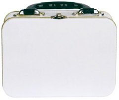 

Provo Craft Lunch Box Tin (7.25" x 5.5" x 3") - White