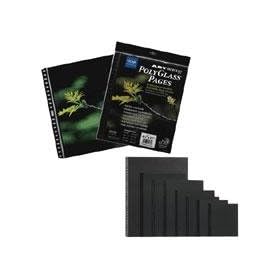 Itoya Art Profolio 11x17 Crystal Clear PolyGlass Pages, 10 Pages Per Pack