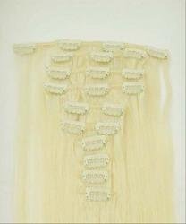 

10 Pieces 160 Grams Remy Clip in Hair Extensions #613 Bleach Blonde