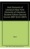 Elements of Literature New York: Elements of Literature Student Edition Second Course 2007