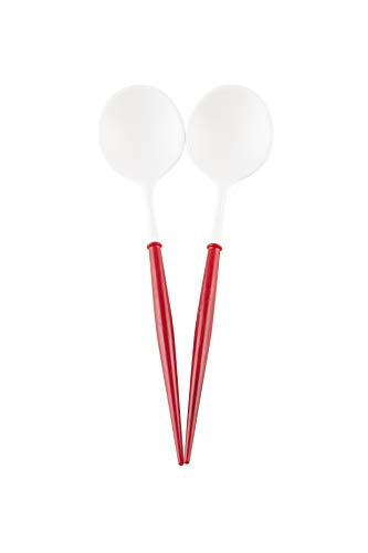 Algopix Similar Product 10 - Sophistiplate Serving Spoons White Top