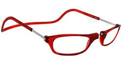 Clic Magnetic Reading Glasses Red
