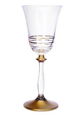 

Classic Touch décor CWG914 Water Glasses with 14 karat Gold-Set and Six