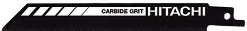 Hitachi 725349 16-Inch 2TPI Carbide Tipped Abrasive Material Cutting Reciprocating High Speed Saw Blade, 2-Pack