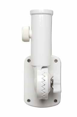 Valley Forge Flag Multi-Position 1-Inch Cast Aluminum White Powder Coated Flag Pole Bracket