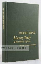Literary study and the scholarly profession (Walker-Ames lectures)