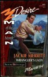 Wrangler's Lady (Man of the Month-February: Saxon Brothers #62) (Silhouette Desire, No 841) by Jackie Merritt