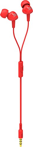JBL C100SI in-Ear Headphones with Mic (Red) JBL C100SI in-Ear Headphones with Mic (Red)