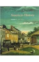 America's History Vol I by James A. Henretta