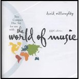 Two CD set for use with The World of Music by David Willoughby