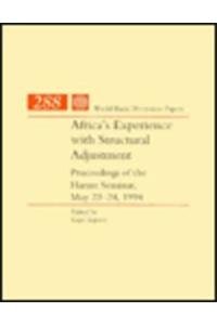 Africa's Experience With Structural Adjustment: Proceedings of the Harare Seminar, May 23-24, 1994 (World Bank Discussion Paper)