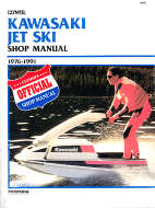 Kawasaki jet ski shop manual, 1976-1988 (Clymer marine repair series) by Ron Wright