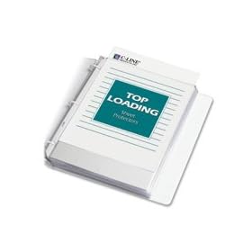New-C-Line 62067 - Top-Load Poly Sheet Protectors, Economy Gauge, Ltr, Reduced-Glare, 200/Box - CLI62067