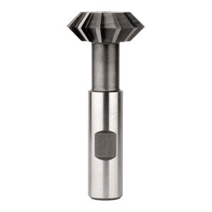 

Niagara Cutter N72823 Double Angle Shank Type Cutter, High Speed Steel, Uncoated (Bright), Weldon Shank, 90 Degree Angle, 1-1/2" Cutter Diameter, 14 Tooth, 9/16" Width