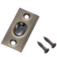 

MINTCRAFT CB-S03AB Strike Plate Square Corner, Antique Brass