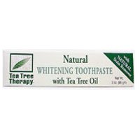 Tea Tree Therapy Natural Whitening Toothpaste with Tea Tree oil, 3 Ounces