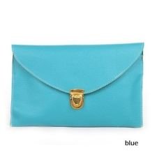 Keral Women's Envelope Clutch Handbag Blue