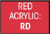 

Attwood 6' 75-81 RED ACRYL