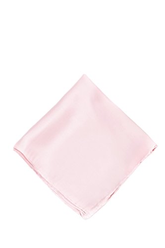 Algopix Similar Product 11 - Baby Pink Baby Pink Silk Pocket Square