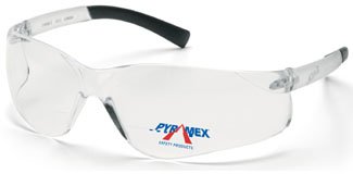 Ztek Reader Safety Glasses with Clear Lens 2.5 Magnification