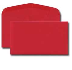 

#6 3/4 Regular Envelope - Astrobright - 24# ReEntry Red (3 5/8 x 6 1/2) - Colors Series (Pkg of 10)