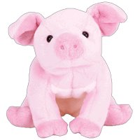 TY Beanie Baby - HAMLET the Pig