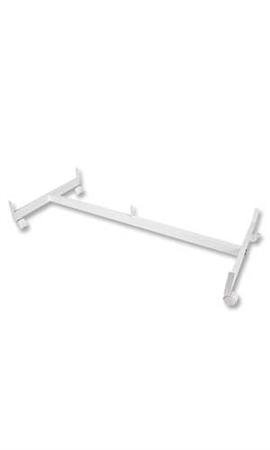 Algopix Similar Product 10 - White Grid Gondola Base with Casters