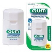 G-U-M (Butler) Butlerweave, 200 Yard Mint Waxed Dental Floss 200 yd (183 m)