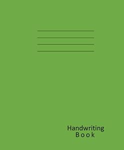 Handwriting Book: 4mm dotted Lines in 16mm Lines, Tinted Handwriting Visual Stress Relief Exercise Books for Dyslexic (Dyslexia) Children - Cream Paper, 64 pages 165x200m - Green cover by Abolad