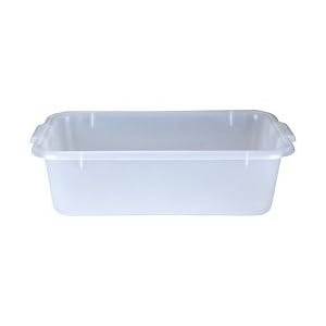 6x12x20 Narrow Lab Storage Container, 6 gallon, Clear Polypropylene ...