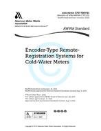 Awwa C707-10 R16 Encoder-type Remote-registration Systems for Cold-water Meters