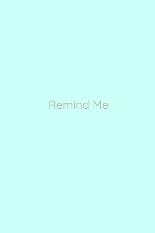 Remind Me Planner by Aryl B