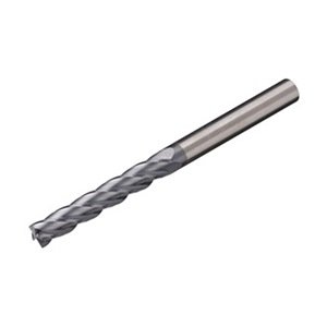 

Micro 100 GELM-030-3 3 Flute 30° Helix Extra Long Length End Mill, Metric Dimensions, 3 mm Cutter Diameter, 3 mm Shank Diameter, 25 mm Flute Length, 75 mm Overall Length, Solid Carbide Tool